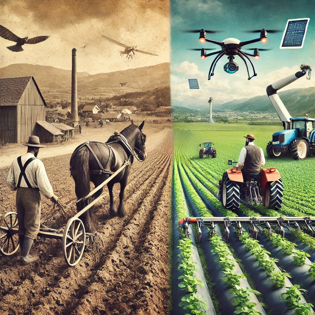 👩‍🌾🤖 "Hey ChatGPT, oogst mijn aardappels."
🧑‍🔬 "Drone, bemonster dat perceel!"
🌾 "Bodem, regel zelf je nutriënten."
Is dit sciencefiction of realiteit in 2050? Wat denk jij? 🤔Leuke ideeën of reacties zet ze hieronder👇(plaatje dank aan AI)