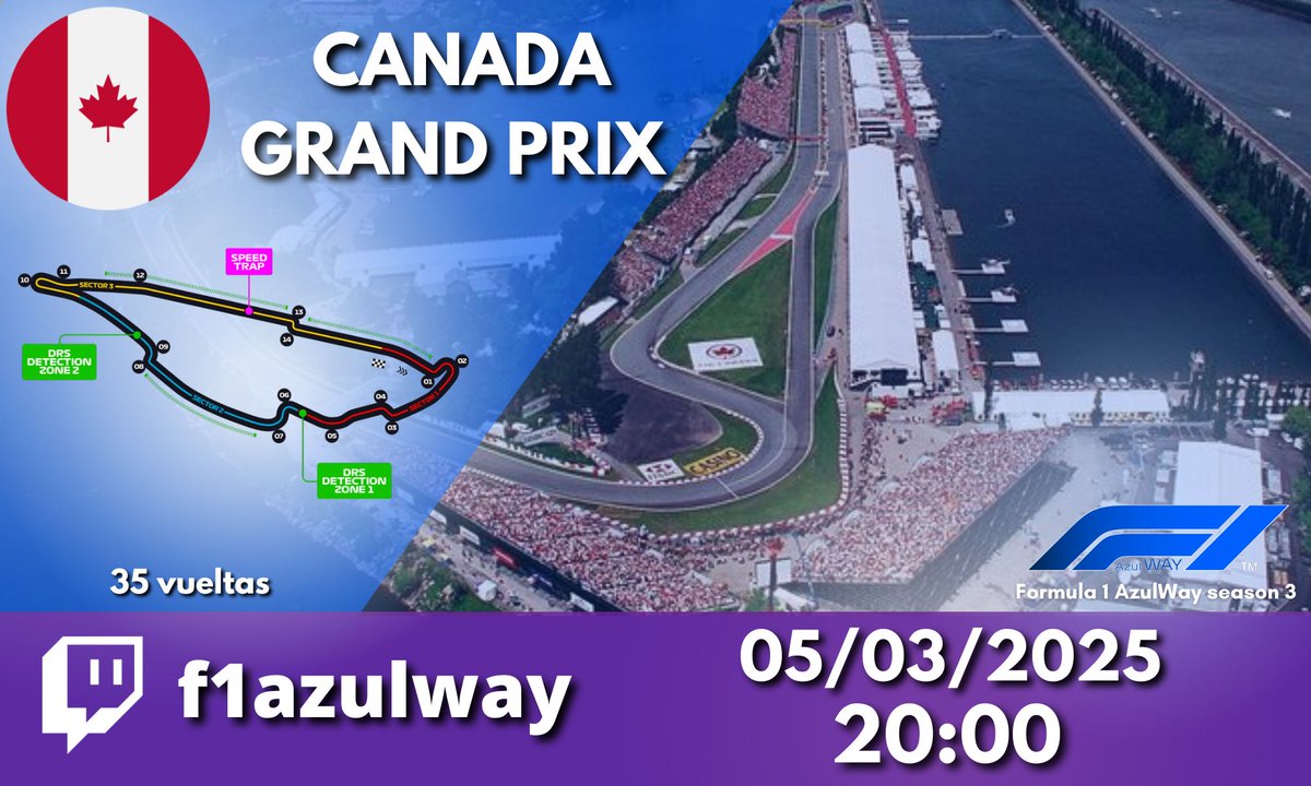 ¡Cruzamos el Charco rumbo a Canadá! 🇨🇦

¡Nuestra próxima cita se disputará mañana en el circuito Gilles Villeneuve de Montreal! 🔥