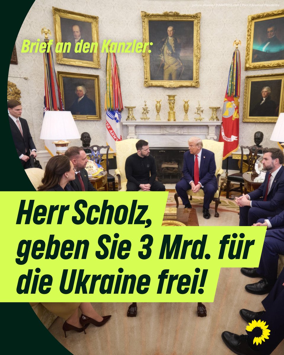 Der Eklat im Weißen Haus war eine Zäsur.
Deutschland &amp; Europa müssen jetzt entschlossen handeln, für den Frieden in der #Ukraine &amp; für unsere Sicherheit in Europa.
Deshalb haben wir @Bundeskanzler aufgefordert, weitere 3 Mrd. € für die Ukraine bereitzustellen.