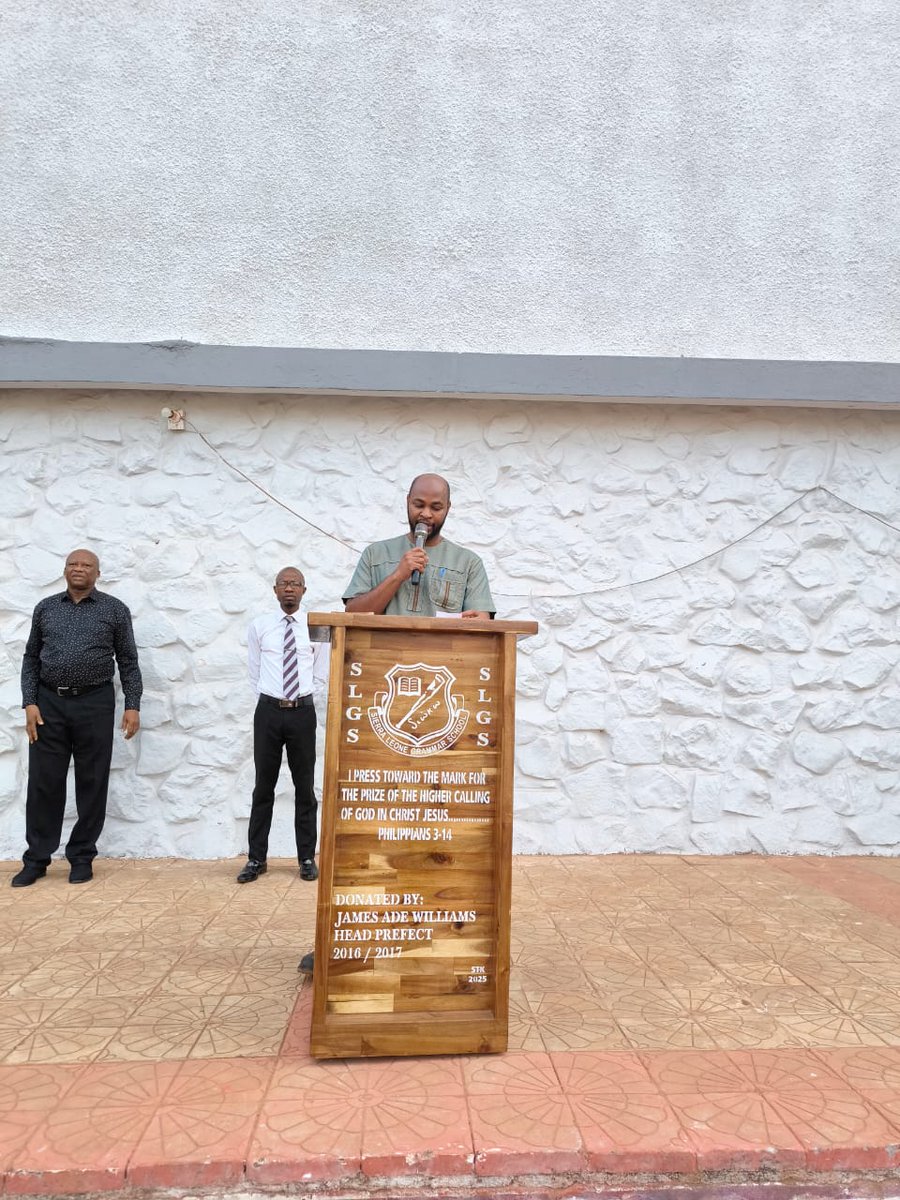 SLIE_Official's tweet photo. Ing. Afriyie Assamany engaged with the pupils of Sierra Leone Grammar School in celebration of World Engineering Day 2025, inspiring the future engineering leaders!

#WorldEngineeringDay2025 
#Slie
#futurethroughengineering https://t.co/ShWUP0O9Pg
