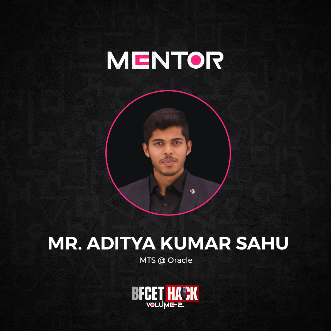 Bfcethack's tweet image. BFCET Hack 2.0 Welcomes Mr. Aditya Kumar Sahu as a Mentor! 🎓

#BFCETHack2.0 #mentor #HackathonExperience #SeamlessJourney #Hackathon2025 #college #event #collegestudent #ai #GDSC