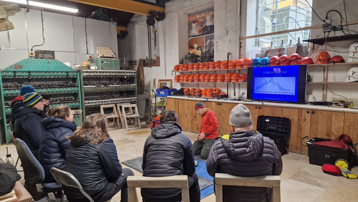 Our team is taking part in First Aid training today, ensuring we’re fully prepared for the busy season ahead. Safety is always our top priority! Big thanks to Simon Clooney for delivering top training on-site 👏 #safetyfirst #firstaid #honister #lakedistrict