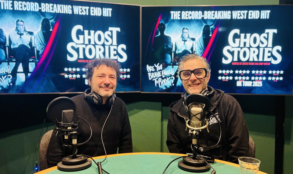 Ghost Stories (@gsonstage) on Twitter photo Last month our writers Jeremy and <a href="/andynyman/">Andy Nyman</a> took to the studio for a series of radio interviews, diving deep into all things Ghost Stories and the UK tour! 👻📻 Last month our writers Jeremy and <a href="/andynyman/">Andy Nyman</a> took to the studio for a series of radio interviews, diving deep into all things Ghost Stories and the UK tour! 👻📻