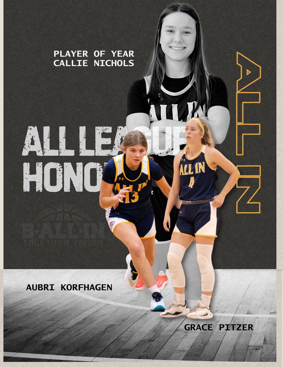 ALL IN 🏀 (@allnhoops) on Twitter photo Congrats to <a href="/CallieNichols_/">Callie</a> POY <a href="/grace_pitzer/">Grace Pitzer</a> <a href="/aubrikorf/">Aubri Korfhagen</a> First Team ALL Conference honors. We loved sharing the court with these three last year and can’t wait to watch Callie and Grace next level. Coaches be sure to catch Aubri with her <a href="/IGB_Hoops/">Indiana Girls Basketball</a> Unruh S40 squad! Congrats to <a href="/CallieNichols_/">Callie</a> POY <a href="/grace_pitzer/">Grace Pitzer</a> <a href="/aubrikorf/">Aubri Korfhagen</a> First Team ALL Conference honors. We loved sharing the court with these three last year and can’t wait to watch Callie and Grace next level. Coaches be sure to catch Aubri with her <a href="/IGB_Hoops/">Indiana Girls Basketball</a> Unruh S40 squad!