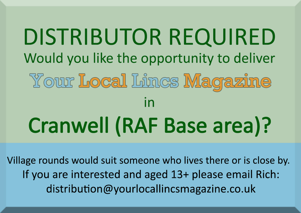 We're hiring! Would you like to deliver our magazine in Cranwell? We're looking for a new distributor!