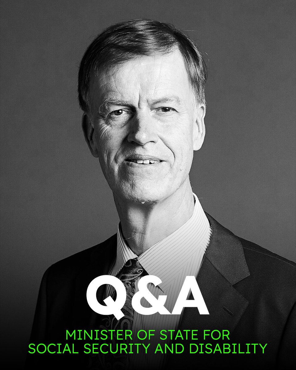 This week we're sitting down with Sir Stephen Timms, Minister of State for Social Security and Disability.  

If you have a question about Access To Work, Right To Choose, Waiting Lists, Medication Shortages, or anything else - drop it below 👇