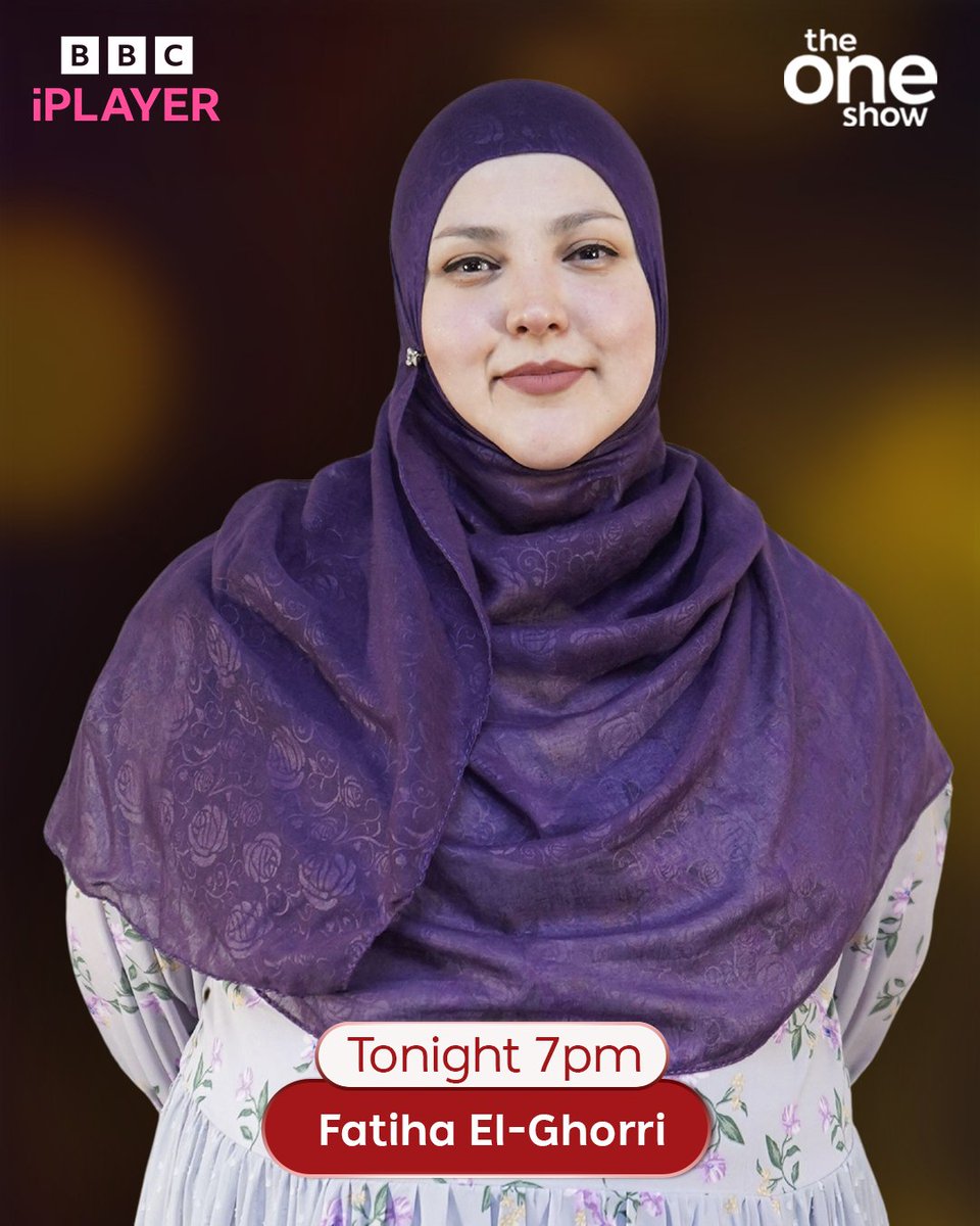 BBC The One Show (@bbctheoneshow) on Twitter photo Comedian <a href="/fatihaelghorri/">Fatiha El-Ghorri</a> is picking up the mic for her podcast ‘Not Even Water’ 🎧
Fatiha will be telling us about it on tonight’s #TheOneShow ✨
Have a question for her? Comment below 👇 or email theoneshow@bbc.co.uk 📩 Comedian <a href="/fatihaelghorri/">Fatiha El-Ghorri</a> is picking up the mic for her podcast ‘Not Even Water’ 🎧
Fatiha will be telling us about it on tonight’s #TheOneShow ✨
Have a question for her? Comment below 👇 or email theoneshow@bbc.co.uk 📩