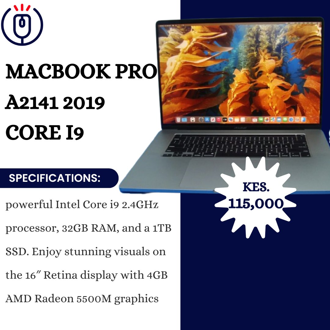 UrbanGadgets_Ke's tweet image. MacBook Pro A2141 (2019) 

Specs:
✅Core i9 2.4GHz Processor
✅32GB RAM
✅1TB SSD
✅4GB AMD Radeon 5500M Graphics
✅Touch Bar + 16″ Retina Display

Available here👉urbangadgets.co.ke/product/upgrad…

#MacbookPro2019 #MacbookNairobi #AppleKenya #LaptopDealsKenya #TechNairobi