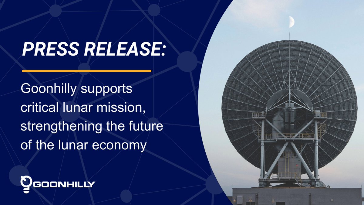 🚨 Breaking news! 🚨

We're proud to be providing lunar to terrestrial connectivity for @int_machines' IM-2 mission, as it shapes the future of lunar exploration! 📡🌔

Learn more about our support ⬇️
goonhilly.org/Goonhilly-supp…