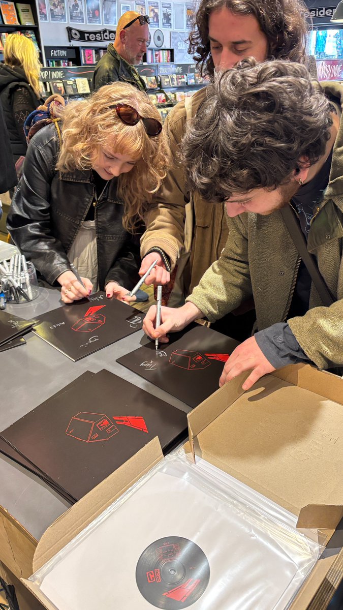 resident (@residentmusic) on Twitter photo Local legends, <a href="/idealliving_/">Ideal Living</a> stopped by to sign a few copies of their debut EP, out this Friday!
If you were lucky enough to catch them supporting <a href="/MurderCapital_/">The Murder Capital</a> at Chalk, you know this'll be a collection of incredible post rock songs β€οΈ
Preorder here: resident-music.com/productdetails⦠Local legends, <a href="/idealliving_/">Ideal Living</a> stopped by to sign a few copies of their debut EP, out this Friday!
If you were lucky enough to catch them supporting <a href="/MurderCapital_/">The Murder Capital</a> at Chalk, you know this'll be a collection of incredible post rock songs β€οΈ
Preorder here: resident-music.com/productdetailsβ¦