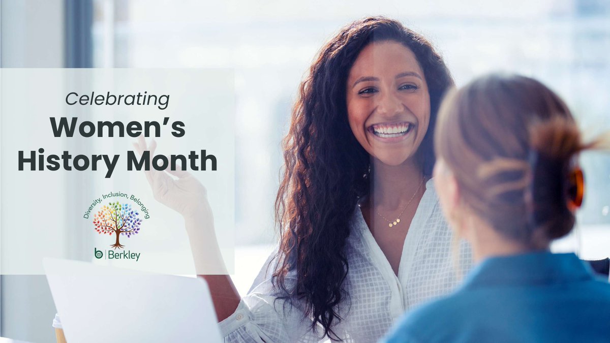 Berkley is celebrating #WomensHistoryMonth, a time to recognize the vital role of women in American history and the contributions of the women in our own workforce today! ow.ly/aC4s50V7Wgs