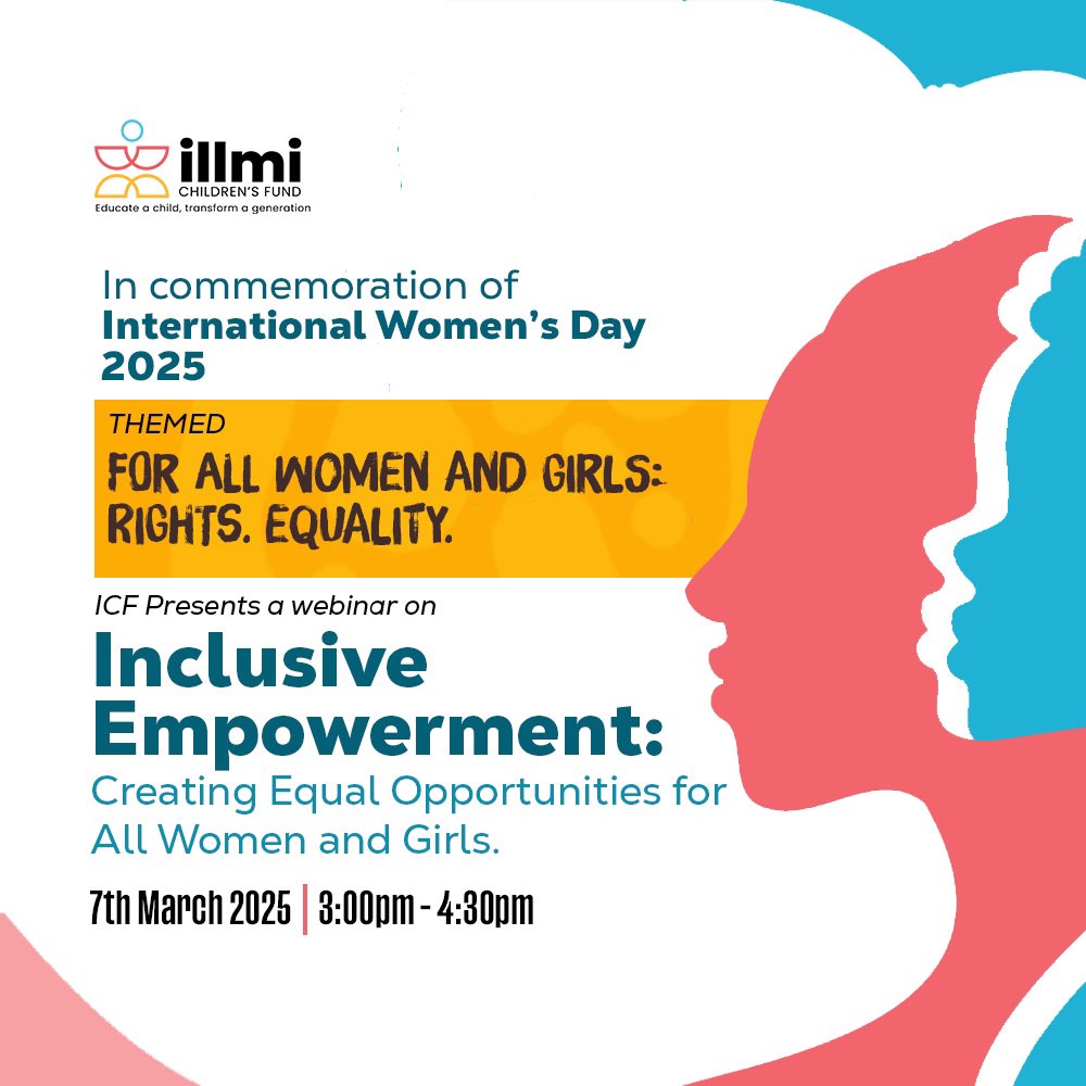 IllmiFund's tweet photo. 📢 Join us for a powerful #IWD2025 webinar!  

Inclusive Empowerment: Creating Equal Opportunities for All Women &amp; Girls 💪✨  

🗓️ 7th March 2025  
⏰ 3:00pm - 4:30pm  
🎯 Theme: Rights. Equality. For All Women &amp; Girls.  

Let’s drive change together! 

#GenderEquality https://t.co/vRgviOuyQy