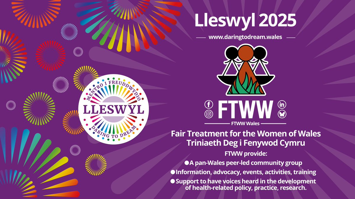 Daring to Dream (@daringtodream5) on Twitter photo We were delighted to welcome #LizWilliams, Vice Chair <a href="/FTWW_Wales/">FTWW Wales</a> as part of #Lleswyl2025. We discussed issues facing women in Wales, living with chronic illness, including the challenges women face, having their voices heard.
Lleswyl 2025: youtube.com/live/Rfu2zrHKp… We were delighted to welcome #LizWilliams, Vice Chair <a href="/FTWW_Wales/">FTWW Wales</a> as part of #Lleswyl2025. We discussed issues facing women in Wales, living with chronic illness, including the challenges women face, having their voices heard.
Lleswyl 2025: youtube.com/live/Rfu2zrHKp…