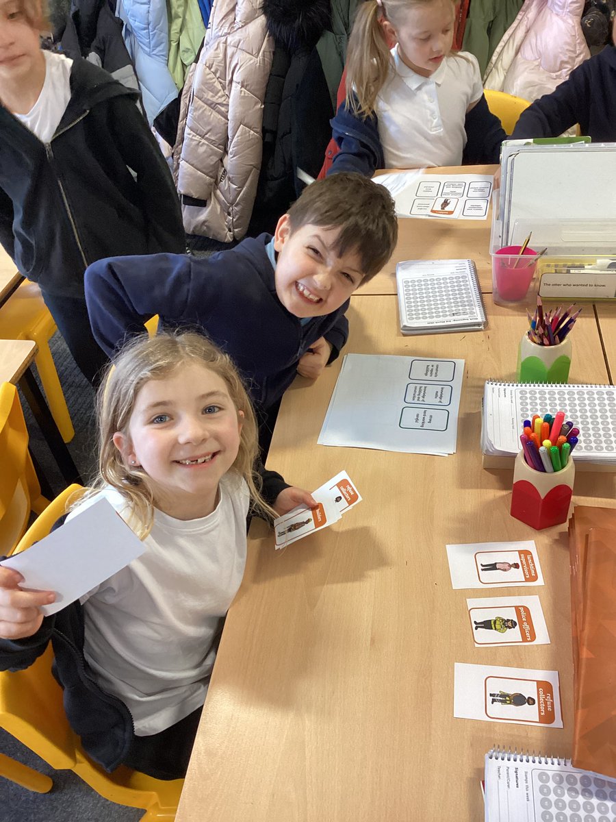 MNA_Year2's tweet photo. This week is National Careers week. Year 2 have been matching the different jobs to the skills required. I think we have some aspiring police officers in the class! @morley_newlands https://t.co/xLr9J2Ru4O