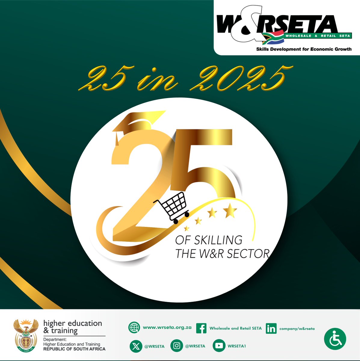 W &amp; R S E T A   I S   T U R N I N G   2 5

Celebrating our 25th year of existence as the skills development this March.