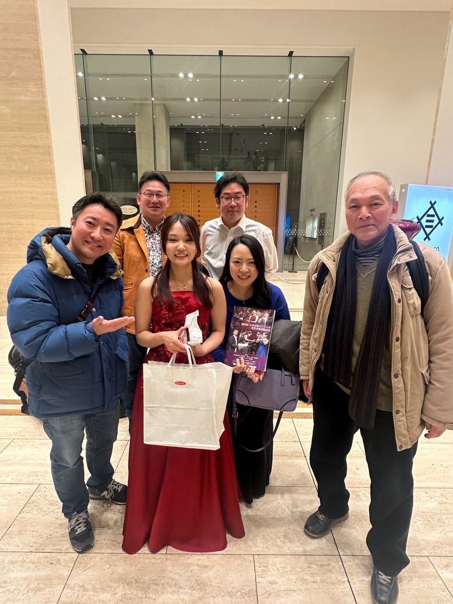 璃穂、日本音コン受賞者発表演奏会出演おめでとう㊗️🎺　
東フィルをバックに女王の風格漂うエレガントなフンメルでした❣️
今年中に福島でデュオコンサート、画策中です🤫