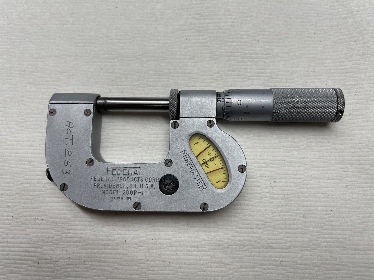 Federal Model 200P-1 Mikemaster
Circa 1950’s
Was gifted this recently.