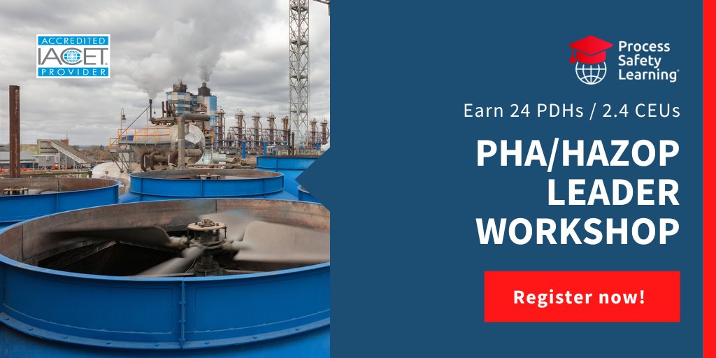 psl_lms's tweet image. Last chance to register to earn your PHA/HZAOP Leader certification at our March workshop. ⌛ Hurry, don&apos;t miss this opportunity! ⏱️ 🔜 Register here: bit.ly/3QsoGAT #ProcessHazardAnalysis #HazardIdentification #ProcessSafetyManagementTraining