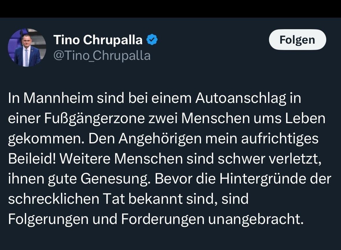 Anschlag München vs Mannheim