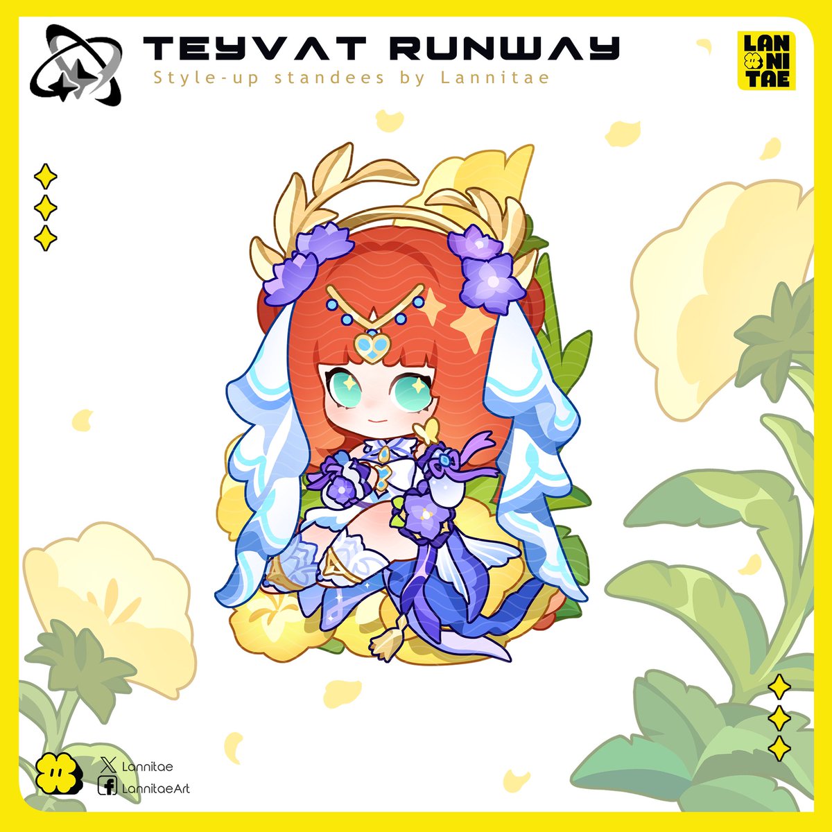 Who is the fairest of them all??
#GenshinImpact #fanart #Lannitae #standee #merch