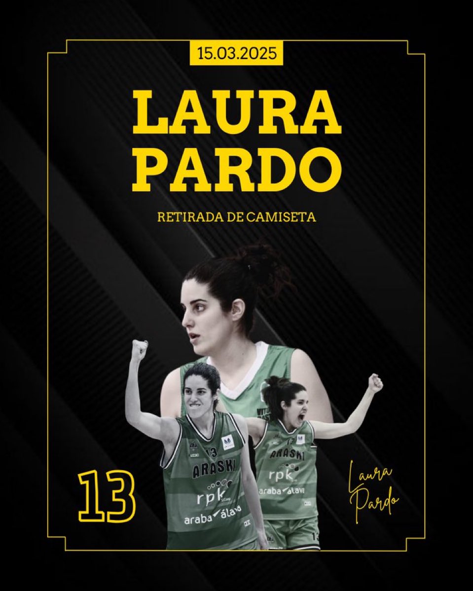 Pues <a href="/Araski/">Araski AES</a> es un club señor!!

Gran momento para Laura Pardo. 
El día 15 de Marzo en Mendizorroza.