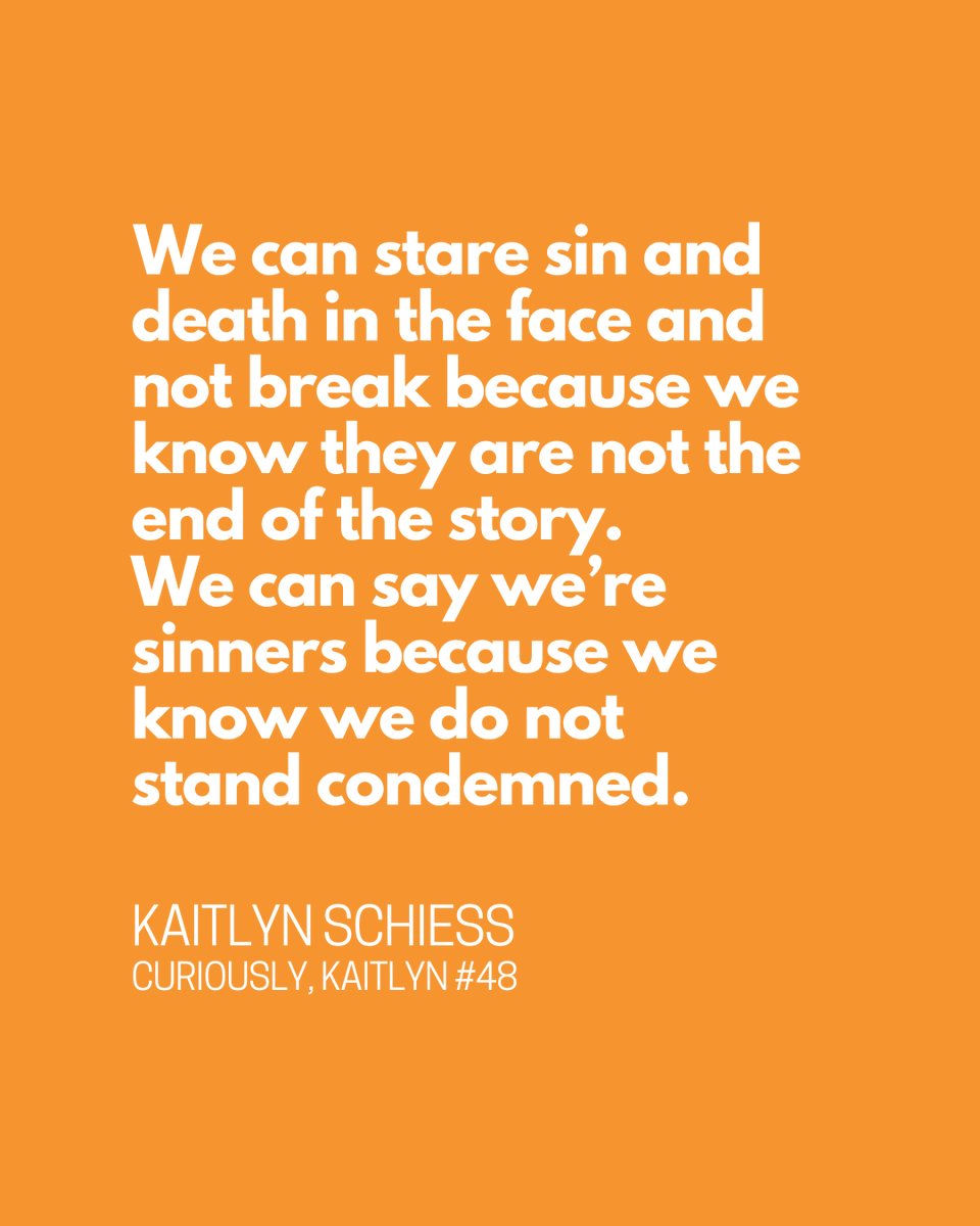 " Create in me a pure heart, oh God, and renew a steadfast spirit within me...My sacrifice, oh God, is a broken spirit; a broken and contrite heart you, God, will not despise." (Psalm 51:10, 17) @kaitlynschiess helps us prepare for Ash Wednesday this week on 🎙️Curiously, Kaitlyn.
