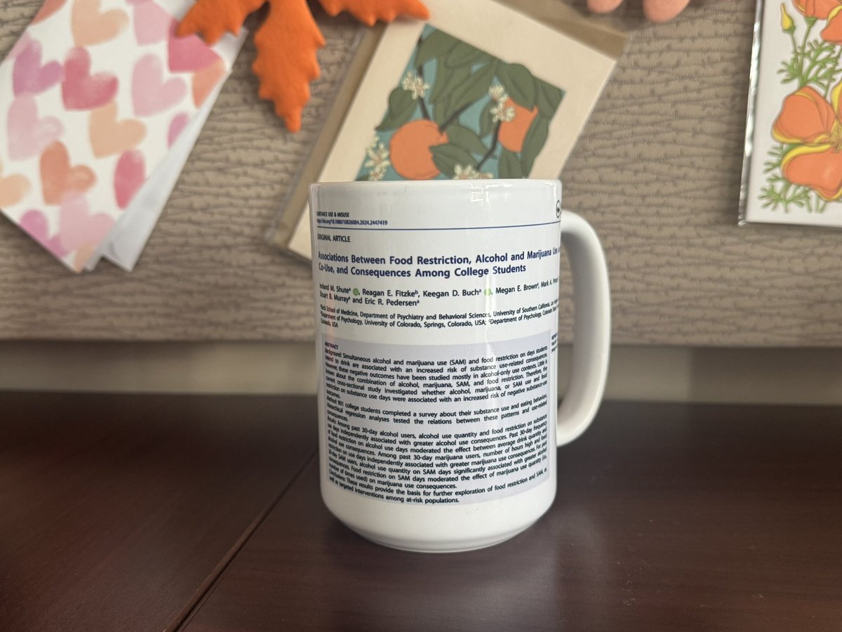 Ireland Shute (@irelandshute) on Twitter photo Thanks so much to <a href="/ericRpedersen/">Eric Pedersen</a> for his help and for memorializing my first, first-author paper. Now I can commit the abstract to memory when I drink my coffee every morning!
What’s your favorite lab tradition? Thanks so much to <a href="/ericRpedersen/">Eric Pedersen</a> for his help and for memorializing my first, first-author paper. Now I can commit the abstract to memory when I drink my coffee every morning!
What’s your favorite lab tradition?