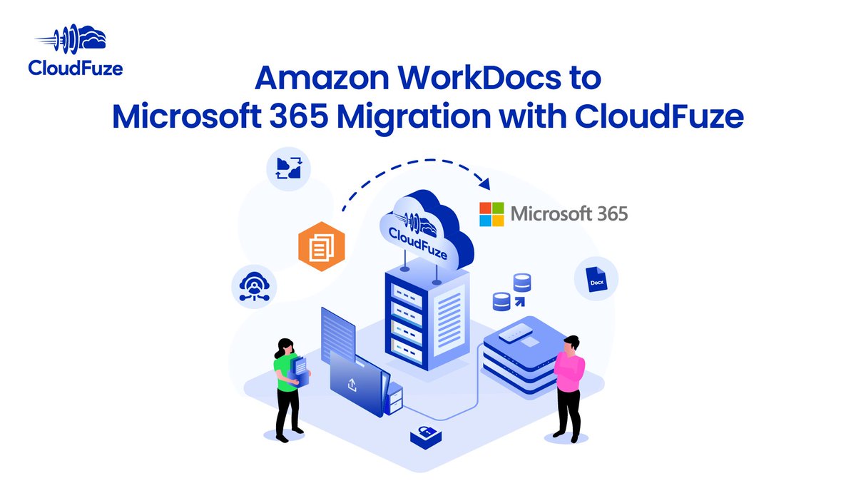 CloudFuze's tweet image. Looking to migrate from Amazon WorkDocs to Microsoft 365? Our latest blog reveals how a smooth transition can boost productivity & security. 
Read more now! ow.ly/bzSY50V7qmH
 #CloudFuze #CloudMigration #AmazonWorkDocs #Microsoft365 #TechSolutions
