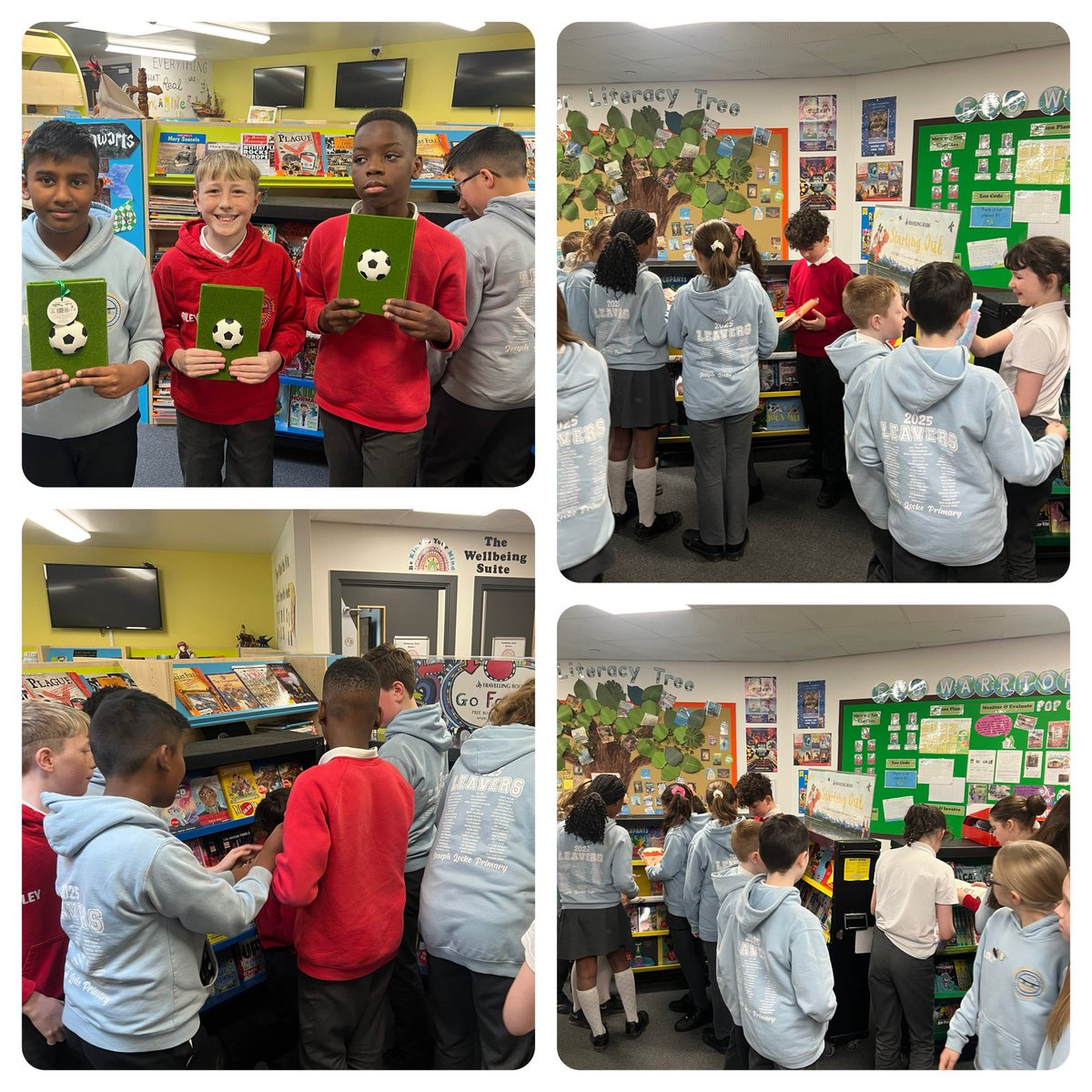 We’re excited to see what the book fair has to offer. Think some of us have already made a decision