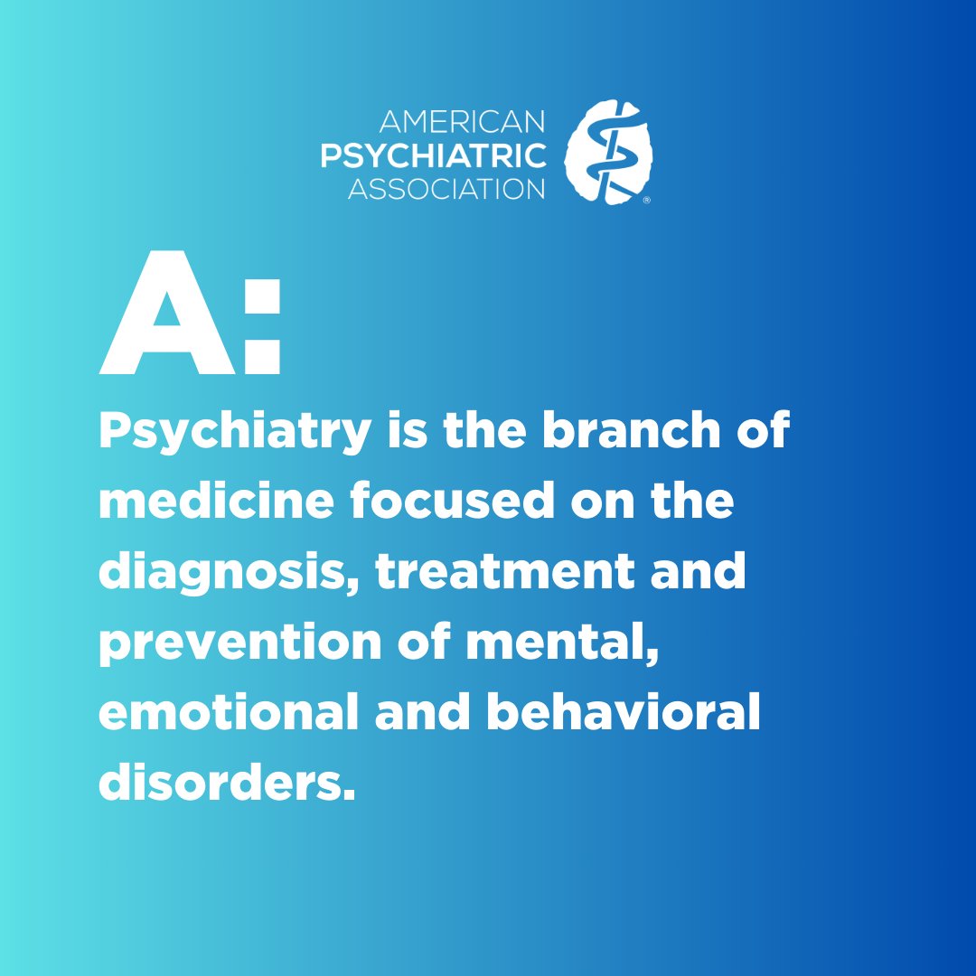 Explore the relationship between psychiatry and mental health with our guide. ow.ly/hP4M50V9HZM #psychiatry101