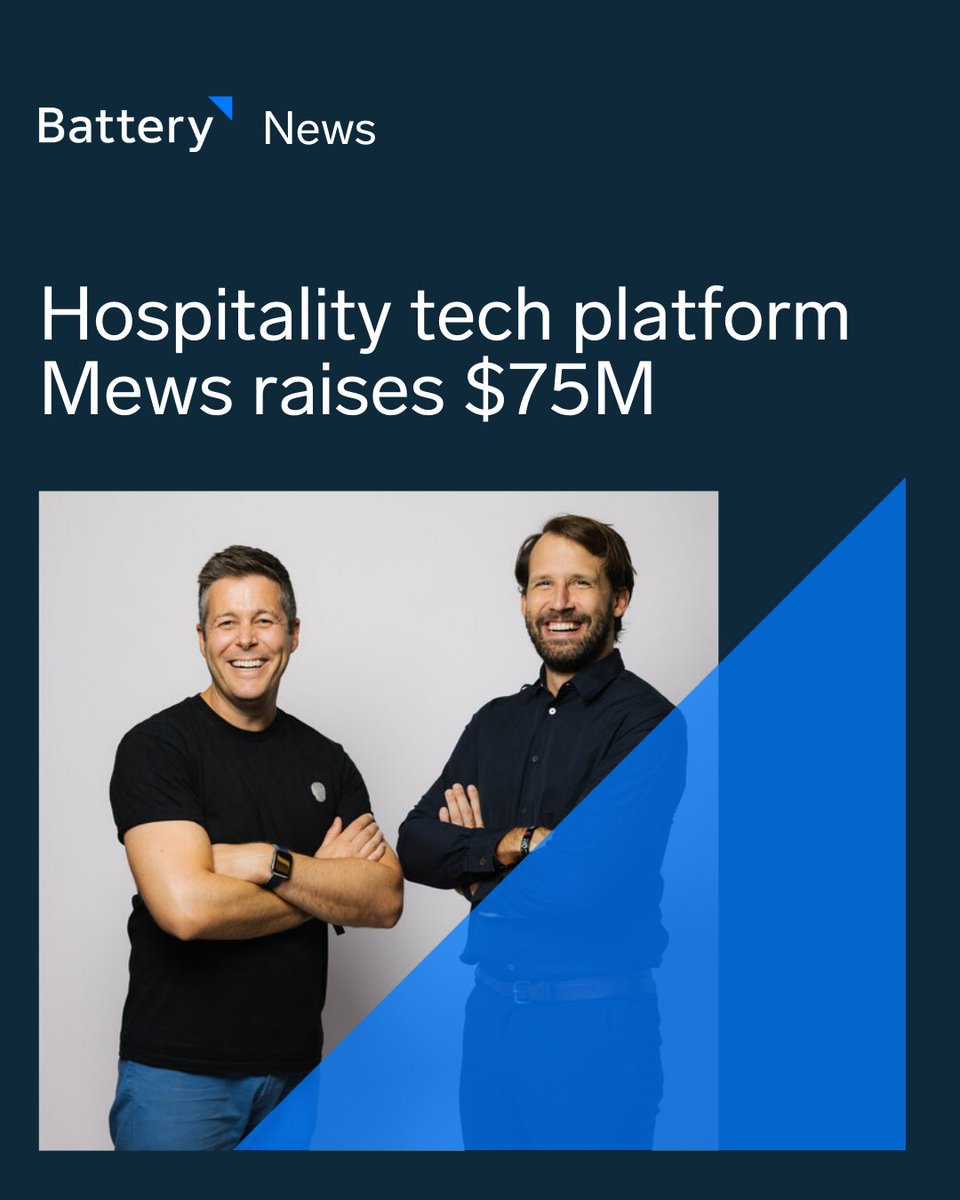 Exciting news from our portfolio company, <a href="/MewsSystems/">Mews</a>! 🙌 Mews has raised $75 million to fuel expansion in the U.S. and Europe while continuing to innovate in hospitality tech. Congrats to Richard Valtr (<a href="/valtrese/">Richard Valtr</a>), Matthijs Welle and the team! 

Read more: