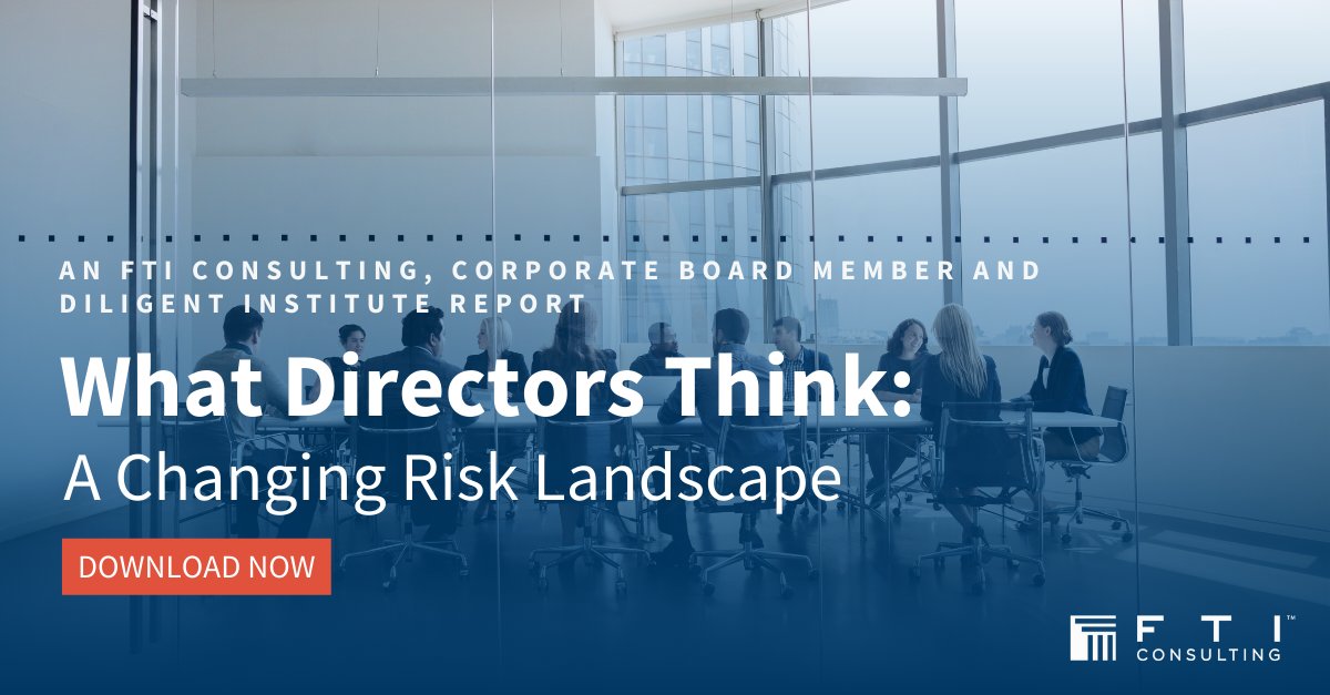 Our board strategy advisory experts surveyed directors of publicly traded companies in the United States for their perspectives on pressing topics on the board’s agenda in 2025. Learn how #directors anticipate navigating these opportunities and challenges: bit.ly/3FhltBG