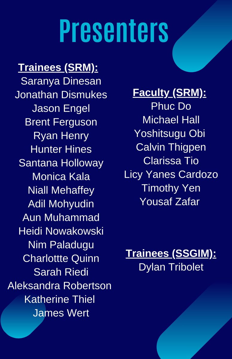 Southern Regional Meeting Part 2: Congratulations to our many presenters at the meeting this year! Awesome job everyone! buff.ly/MgW2ycS