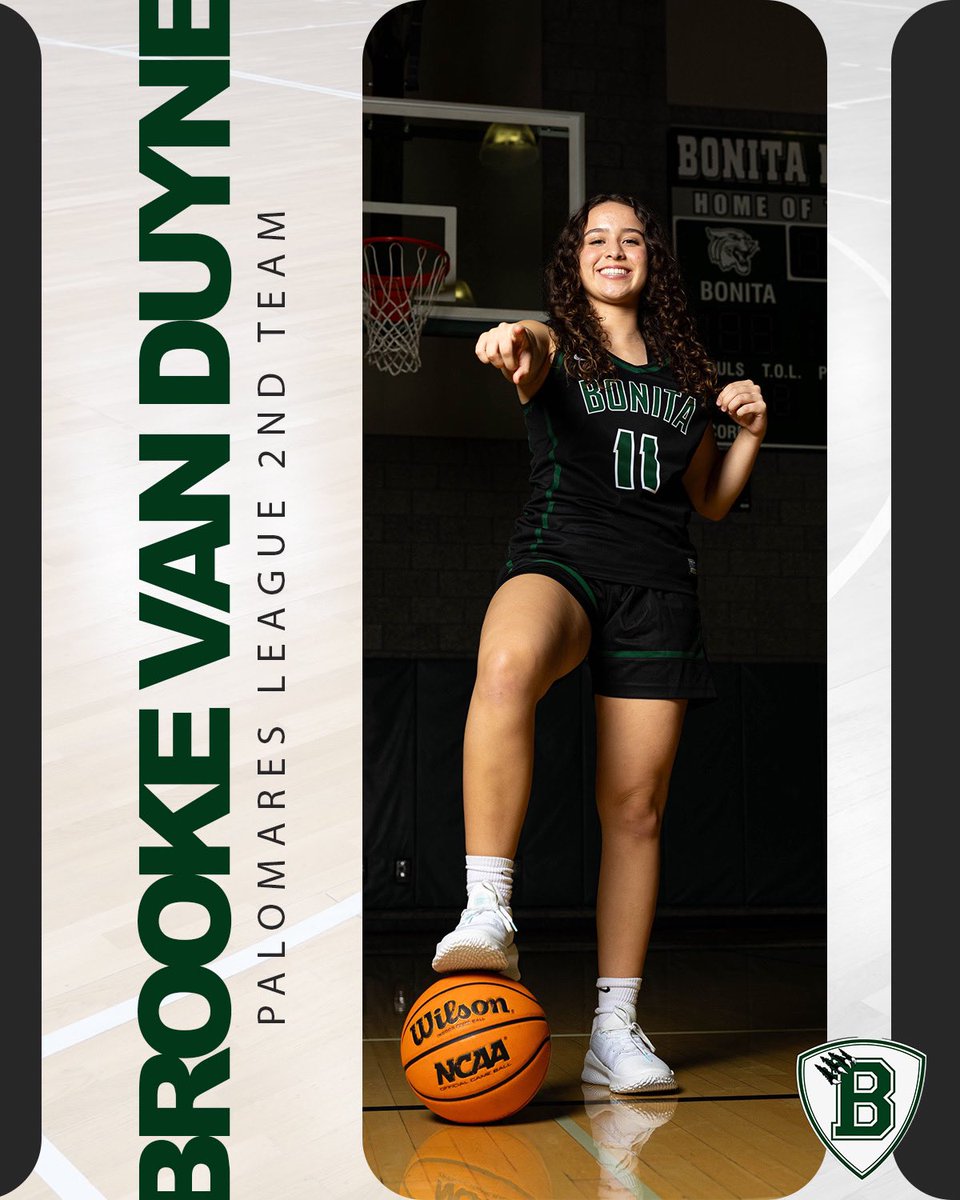 Congratulations to Brooke Van Duyne for being named second team all palomares league. We are proud of you! 2️⃣🏀