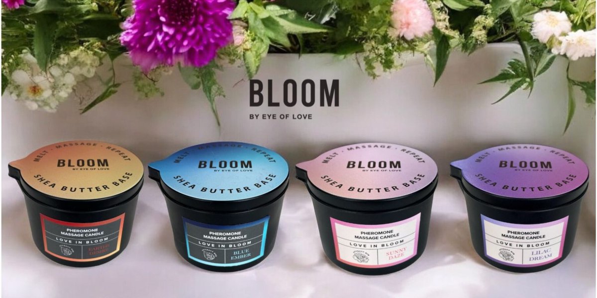 Eye of Love Introduces Bloom Pheromone Massage Candles tinyurl.com/3bv9dwps <a href="/Eyeoflove_/">Eye of Love</a>