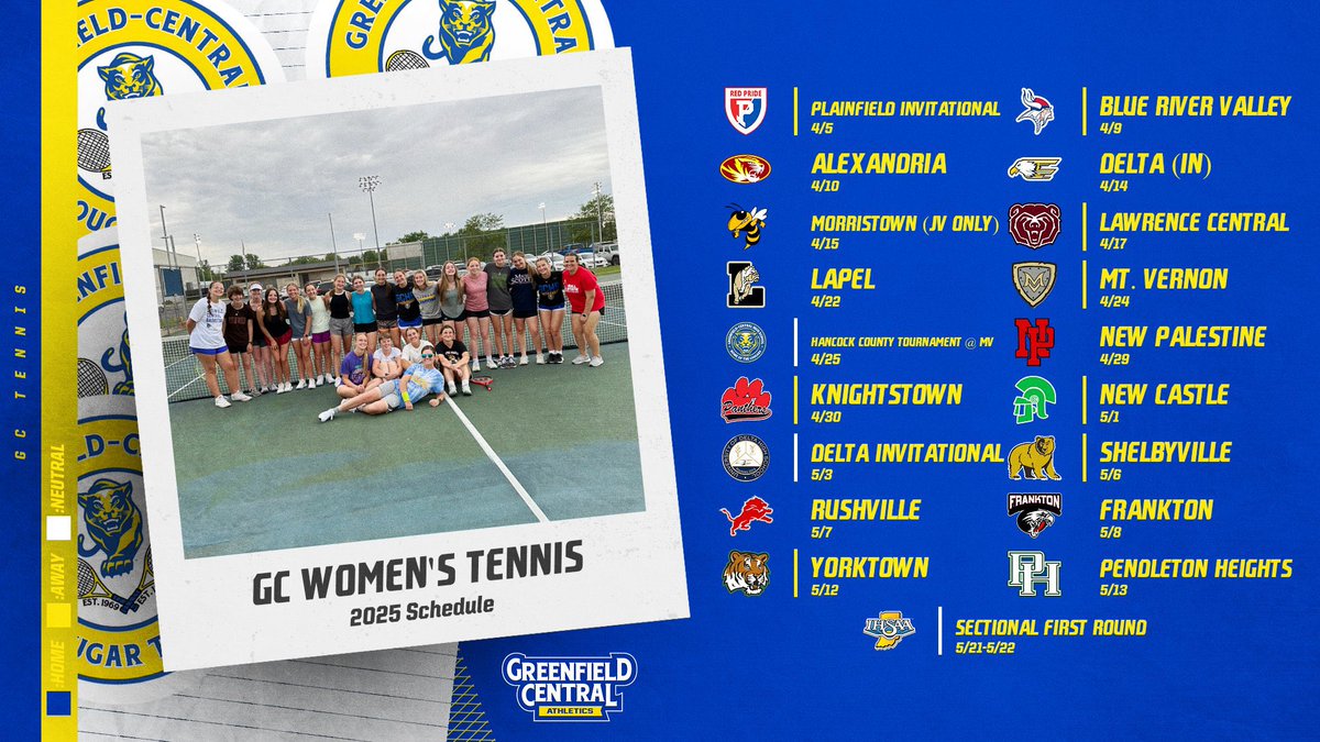 Season is just around the corner now, here’s a look at what our schedule looks like for the 2025 spring season!