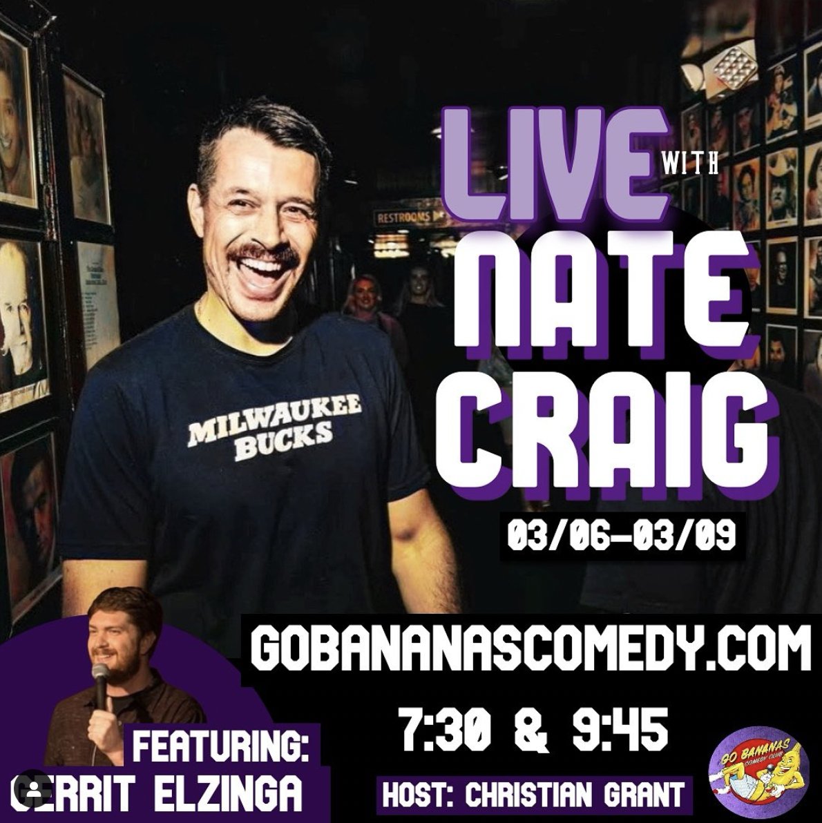 natecraig PEORIA 4/19 (@hypeman) on Twitter photo CINCINNATI -this week- I'm <a href="/gobananascomedy/">Go Bananas Comedy Club</a> Thurs-Sun 3/6-9 let's get loose in the bar in the basement next to the dealership. ===> gobananascomedy.com/main/ CINCINNATI -this week- I'm <a href="/gobananascomedy/">Go Bananas Comedy Club</a> Thurs-Sun 3/6-9 let's get loose in the bar in the basement next to the dealership. ===> gobananascomedy.com/main/