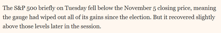 Just came back to see what everyone was saying on the fact that the stock and crypto markets are now in complete free-fall and are below Biden levels now ? Has no one seen that ? Doesnt seem to have registered on X ?