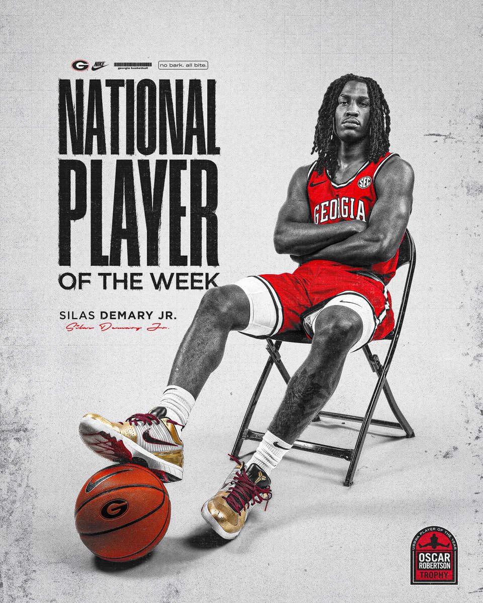 Georgia Basketball (@ugabasketball) on Twitter photo DAWG.
<a href="/silas_demaryjr/">Silas Demary Jr</a> has been named a <a href="/USBWA/">U.S. Basketball Writers Association</a> National Player of the Week❗️
🗞️ gado.gs/cqi
#GoDawgs DAWG.
<a href="/silas_demaryjr/">Silas Demary Jr</a> has been named a <a href="/USBWA/">U.S. Basketball Writers Association</a> National Player of the Week❗️
🗞️ gado.gs/cqi
#GoDawgs