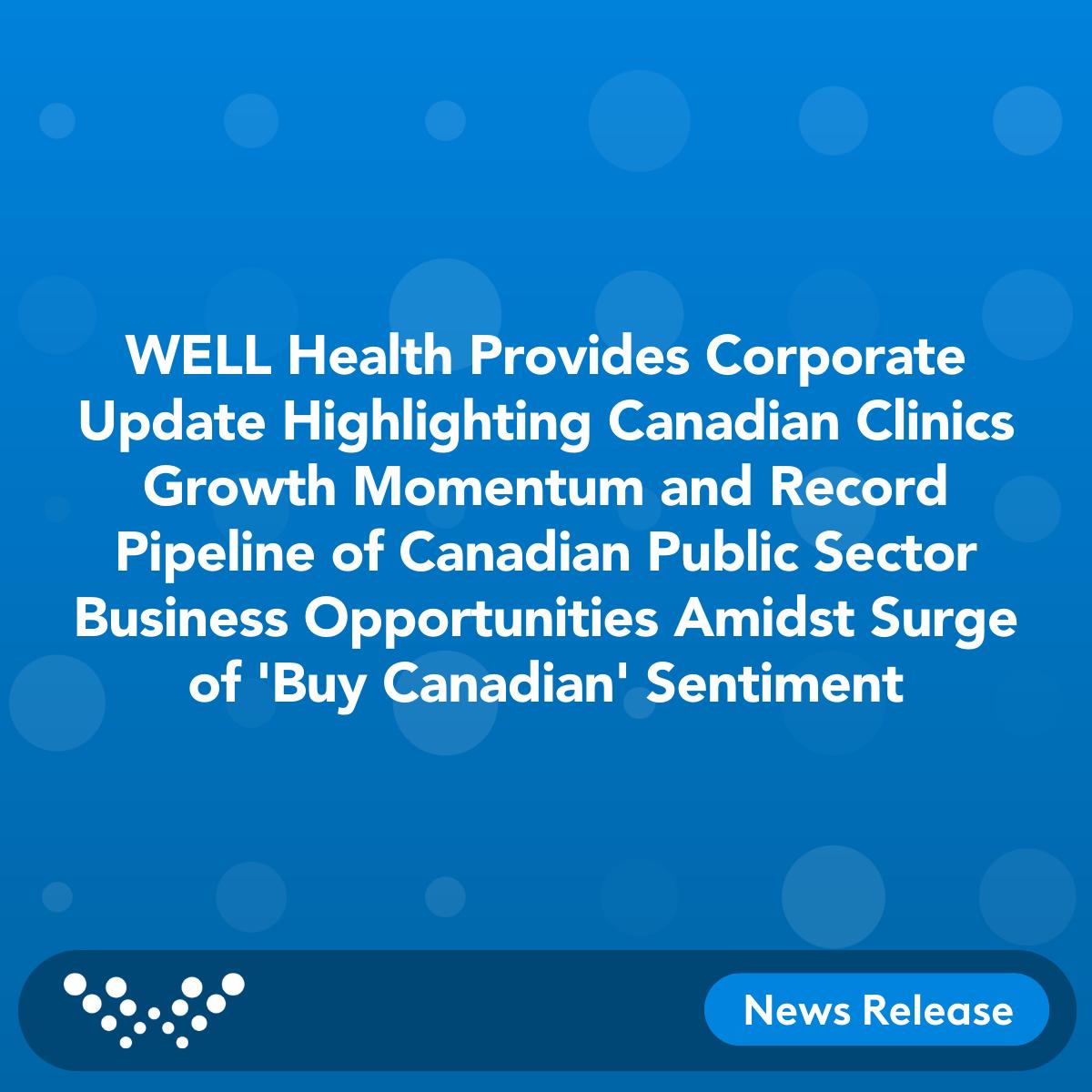 WELL continues to grow its Canadian Clinics network with 11 new clinics since Feb 1, adding $29M in revenue. In 2024, WELL's Canadian clinics saw 24% organic growth, while its public sector tech pipeline now exceeds $300M. 🚀

Read for more updates: ow.ly/511250Vawk3