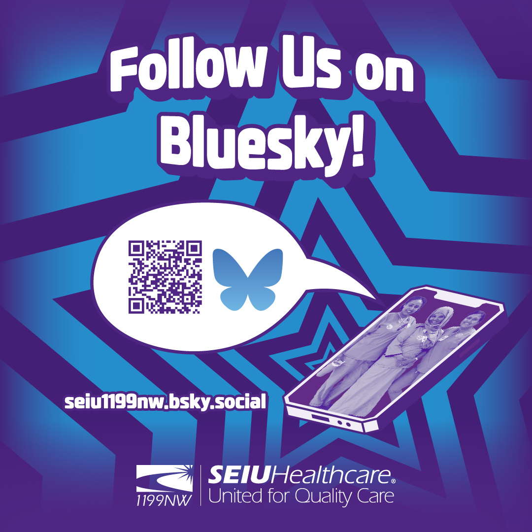 SEIU Healthcare 1199NW will be moving away from using X/Twitter as a tool for engagement. 

Follow us on Bluesky! seiu1199nw.bsky.social
