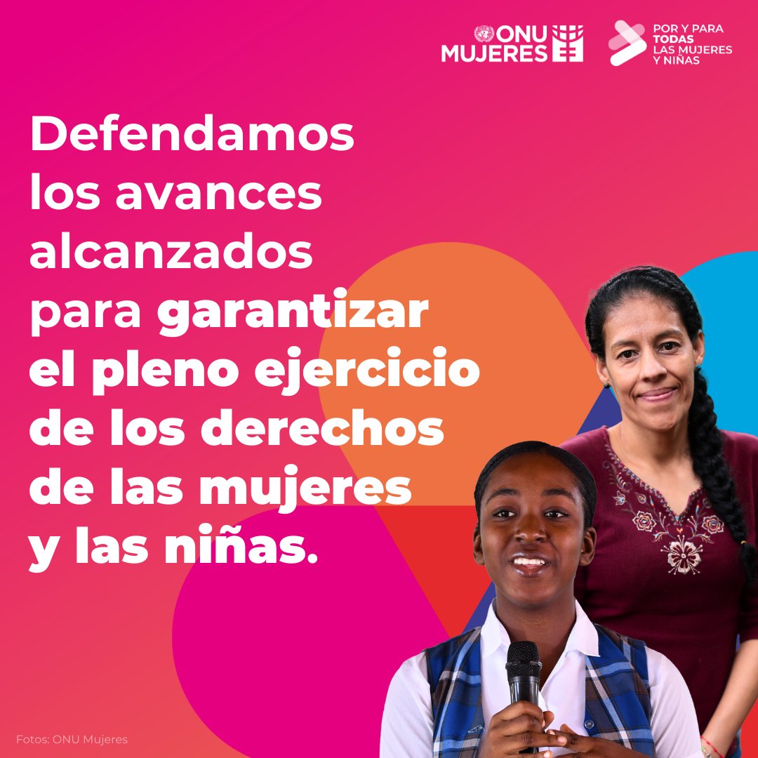 ⏫ Sin igualdad no hay desarrollo.​
⏫ Sin las mujeres no hay desarrollo.​
​#PorYParaTodas