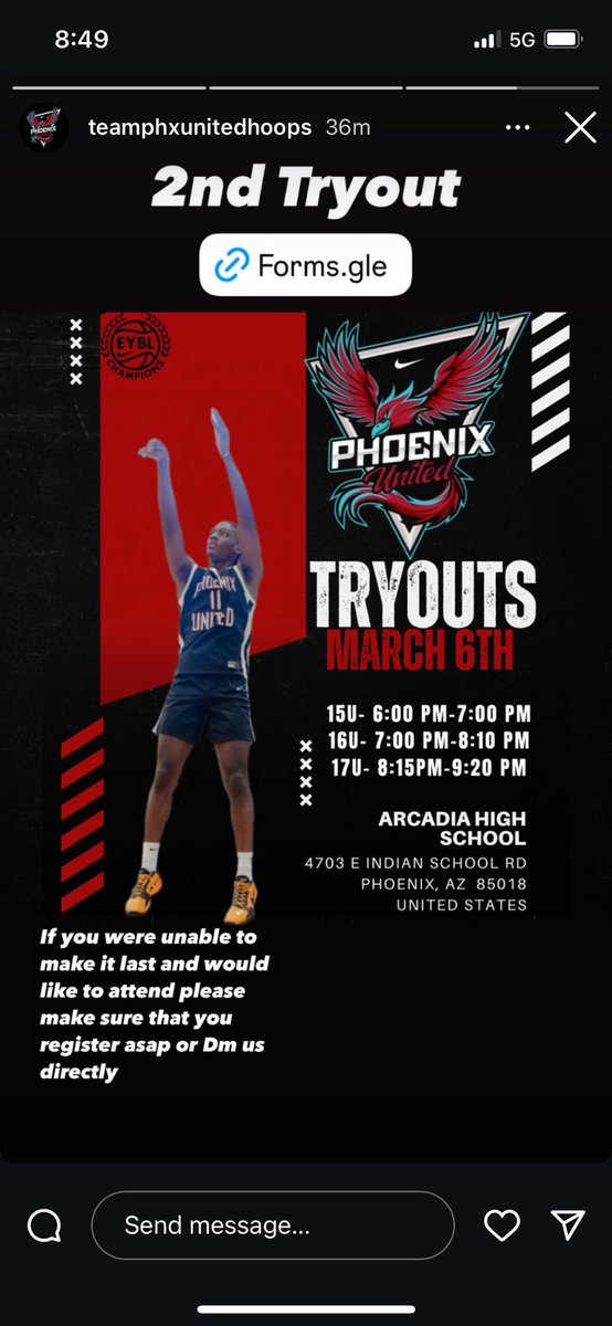 ⁦Round 2! Don’t miss out!!  #ThemZonaBoys #ZonaNation <a href="/CedricCobb_/">©ed®️i© Cobb™</a>⁩ ⁦<a href="/PhxUnitedHoops/">Phoenix United Basketball</a>⁩ ⁦<a href="/ArizonaPreps/">Anthony Ray</a>⁩ ⁦<a href="/GreggRosenberg1/">Gregg Rosenberg</a>⁩