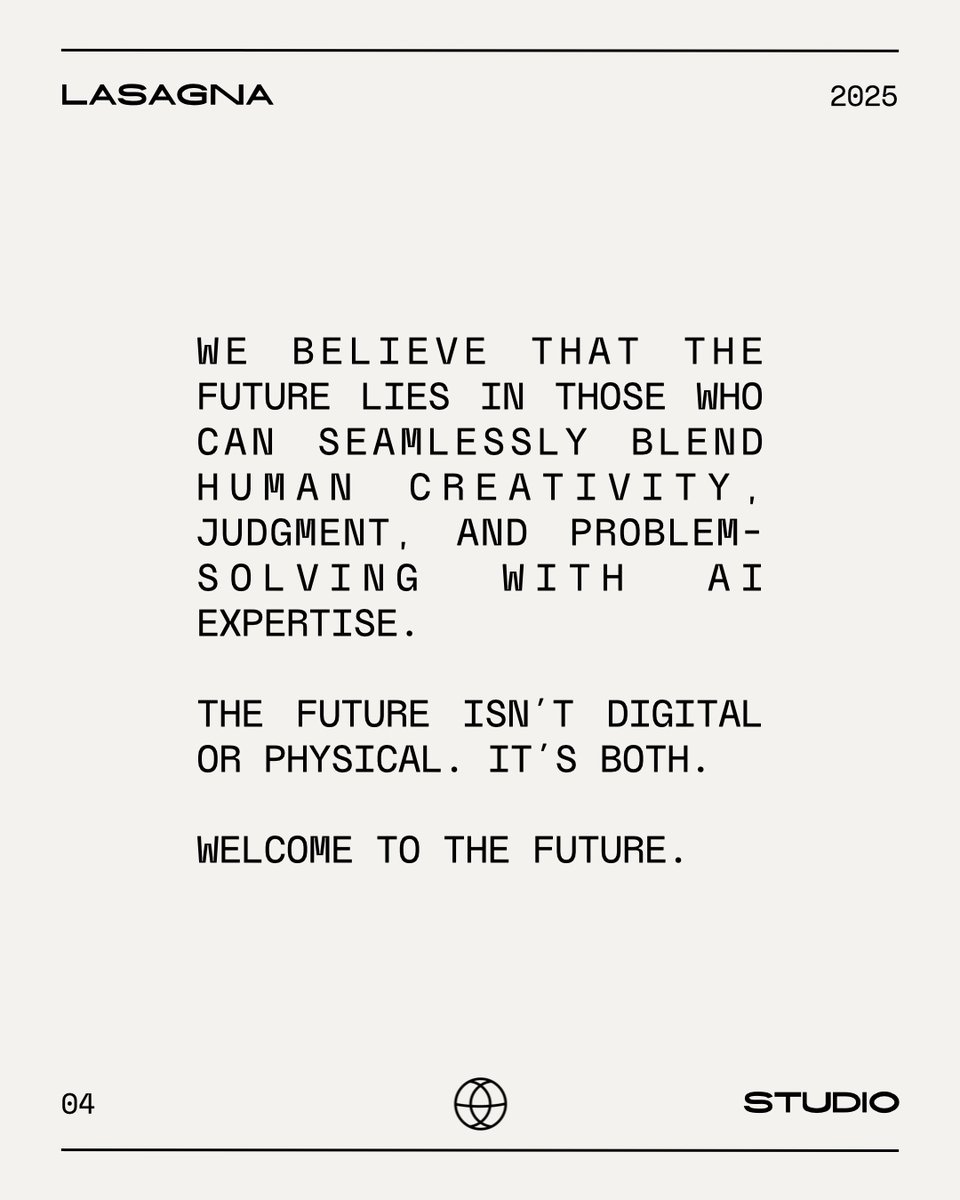 lasagna studio tweet media