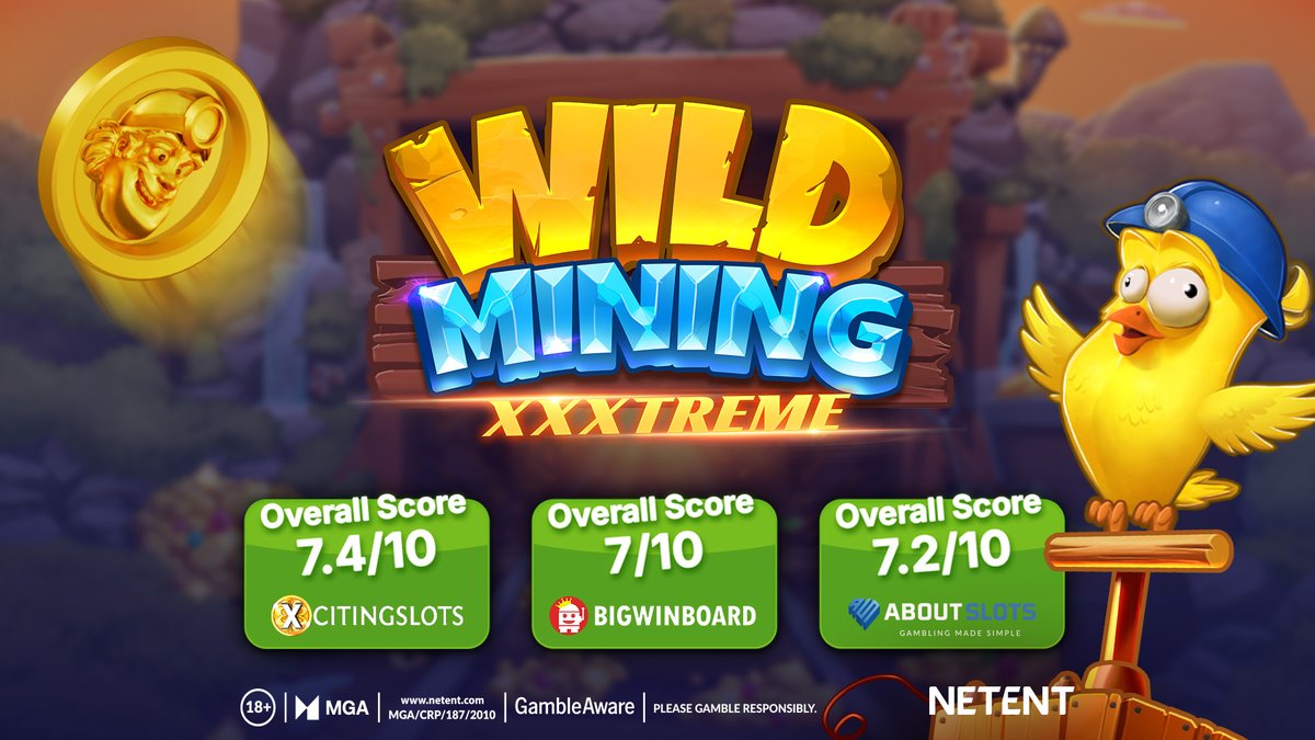 NetEnt (@netentofficial) on Twitter photo The reviews are in for the newest game in our XXXtreme series, Wild Mining XXXtreme! ๐ฅ
๐ฅZiggy bird is seeing stars.... or he's just been around a few too many max bombs ๐ฃ
โญ <a href="/xcitingslots/">Xcitingslots</a>
โญ <a href="/bigwinboard/">Bigwinboard</a>
โญ <a href="/AboutslotsCom/">AboutSlots.com</a>
๐ GambleAware.org The reviews are in for the newest game in our XXXtreme series, Wild Mining XXXtreme! ๐ฅ
๐ฅZiggy bird is seeing stars.... or he's just been around a few too many max bombs ๐ฃ
โญ <a href="/xcitingslots/">Xcitingslots</a>
โญ <a href="/bigwinboard/">Bigwinboard</a>
โญ <a href="/AboutslotsCom/">AboutSlots.com</a>
๐ GambleAware.org