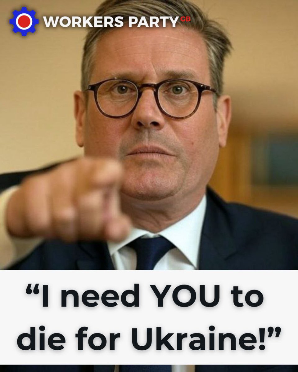 WorkersPartyGB's tweet image. We will never give up our children, we will never fight your war, and we will never, ever, surrender @Keir_Starmer