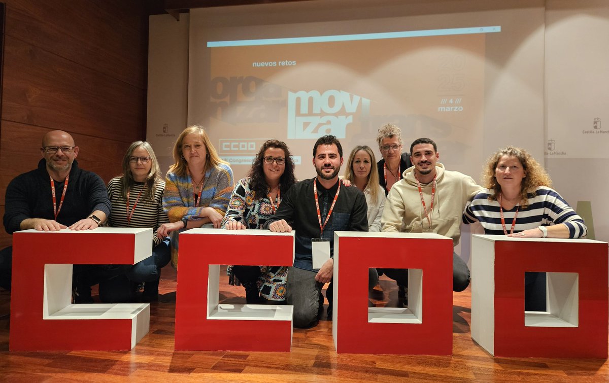 Angel León (@angel_leonm) on Twitter photo Javier Morales, elegido secretario general de <a href="/CCOO/">COMISIONES OBRERAS</a> #Guadalajara, con el 70% d los votos, en el XIII congreso de la UP. Experiencia, militancia y valentía son sus valores y fortalezas al servicio de la clase trabajadora. Enhorabuena compañero a ti y a toda tu ejecutiva!!🤗✊️ Javier Morales, elegido secretario general de <a href="/CCOO/">COMISIONES OBRERAS</a> #Guadalajara, con el 70% d los votos, en el XIII congreso de la UP. Experiencia, militancia y valentía son sus valores y fortalezas al servicio de la clase trabajadora. Enhorabuena compañero a ti y a toda tu ejecutiva!!🤗✊️