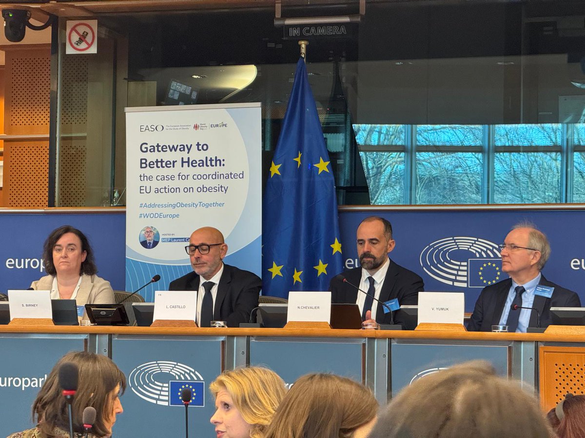 Susie B (@susieb16) on Twitter photo Proud to have spoken on the first session at the European Parliament on this <a href="/ObesityDayEU/">Obesity Day Europe</a>
Gateway to better health: the case for coordinated EU action on obesity. Proud to have spoken on the first session at the European Parliament on this <a href="/ObesityDayEU/">Obesity Day Europe</a>
Gateway to better health: the case for coordinated EU action on obesity.