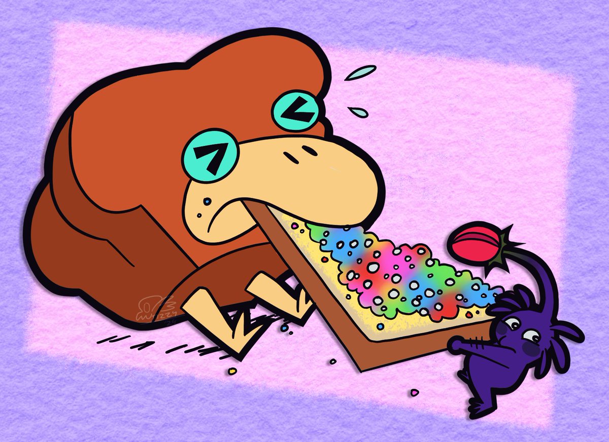 tooblindtizzy's tweet image. pikmin but if it were australian #pikmin