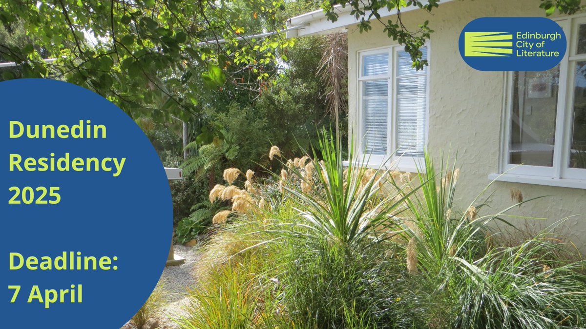Edinburgh-based writers, would your work benefit from 6 weeks in New Zealand? 

Through our #CitiesofLit network, this residency from Dunedin City of Literature has opened for applications. 

Deadline: 7 April
cityofliterature.com/dunedin-reside…
